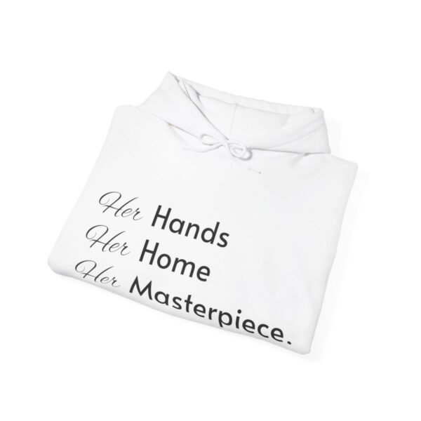 Unisex Heavy Blend Hooded Sweatshirt - Her Hands, Her Home, Her Masterpiece - Woman, Renovating, Decorating - Image 5