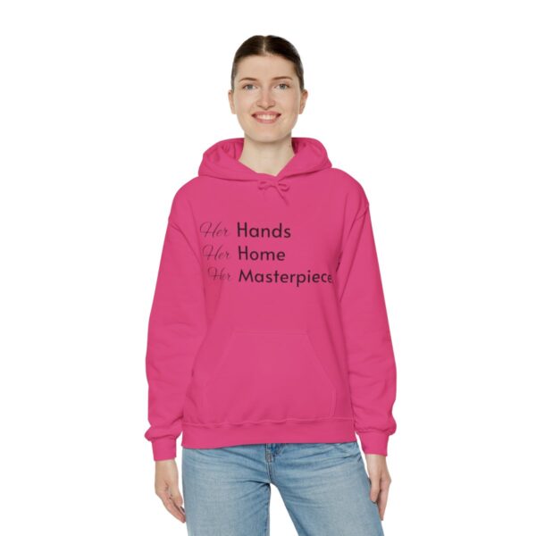 Unisex Heavy Blend Hooded Sweatshirt - Her Hands, Her Home, Her Masterpiece - Woman, Renovating, Decorating - Image 19