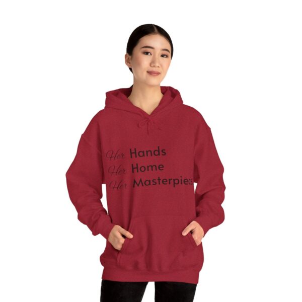 Unisex Heavy Blend Hooded Sweatshirt - Her Hands, Her Home, Her Masterpiece - Woman, Renovating, Decorating - Image 20