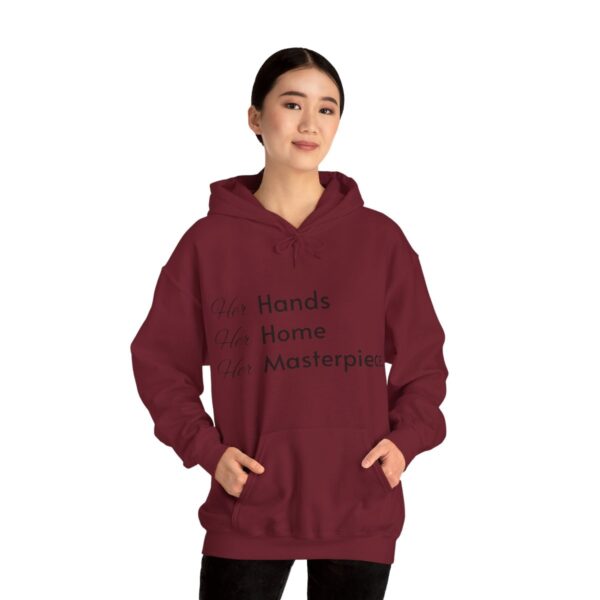 Unisex Heavy Blend Hooded Sweatshirt - Her Hands, Her Home, Her Masterpiece - Woman, Renovating, Decorating - Image 21