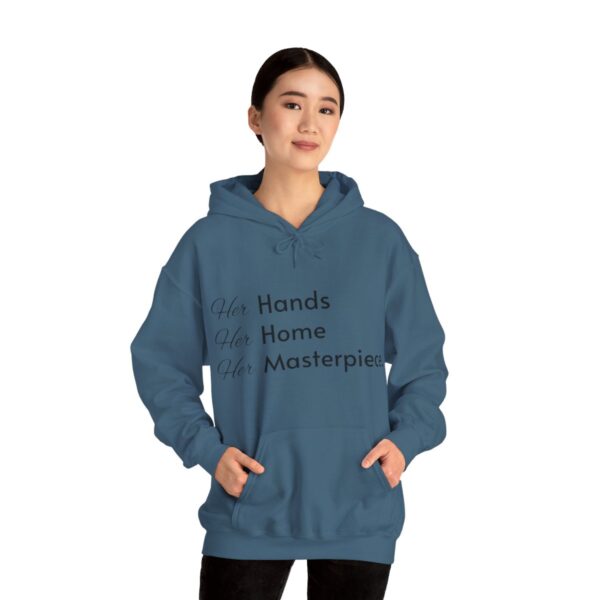 Unisex Heavy Blend Hooded Sweatshirt - Her Hands, Her Home, Her Masterpiece - Woman, Renovating, Decorating - Image 13