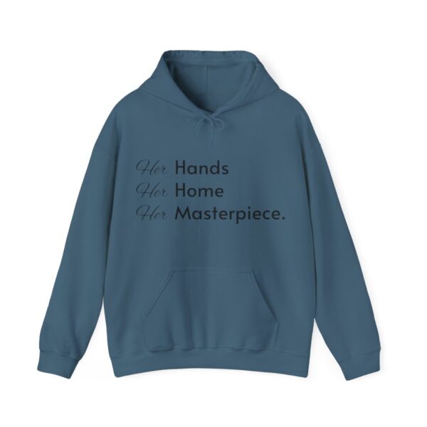 Unisex Heavy Blend Hooded Sweatshirt - Her Hands, Her Home, Her Masterpiece - Woman, Renovating, Decorating - Image 12