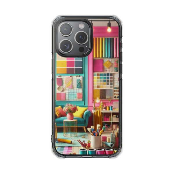 Magnetic Clear Impact iPhone Case - Colour Splash Interior - Image 20