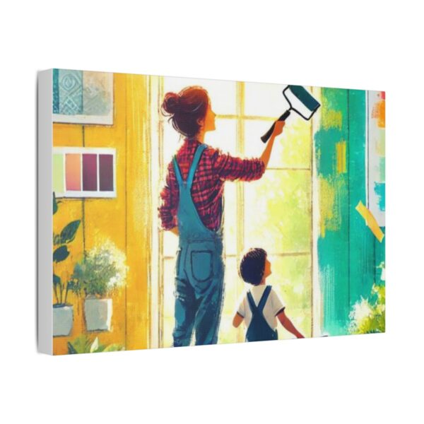 Satin Canvas, Stretched - Mother and Child Renovation Bond - Image 18