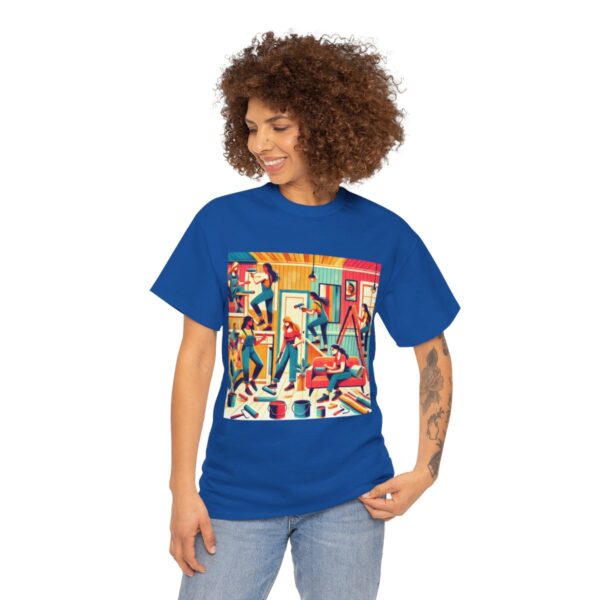 Unisex Heavy Cotton Tee - Ladies Renovating - Image 14