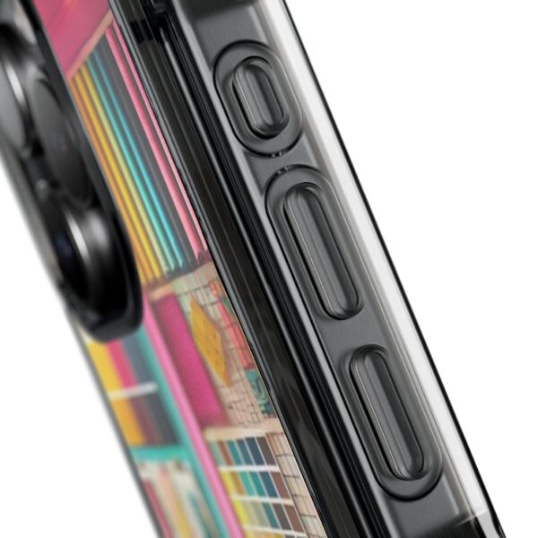 Magnetic Clear Impact iPhone Case - Colour Splash Interior - Image 11