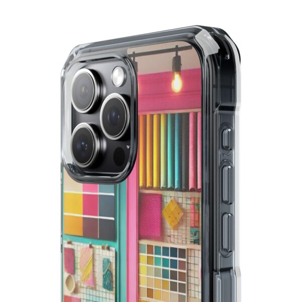 Magnetic Clear Impact iPhone Case - Colour Splash Interior - Image 22