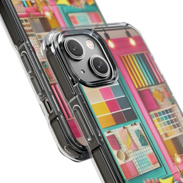 Magnetic Clear Impact iPhone Case - Colour Splash Interior - Image 27