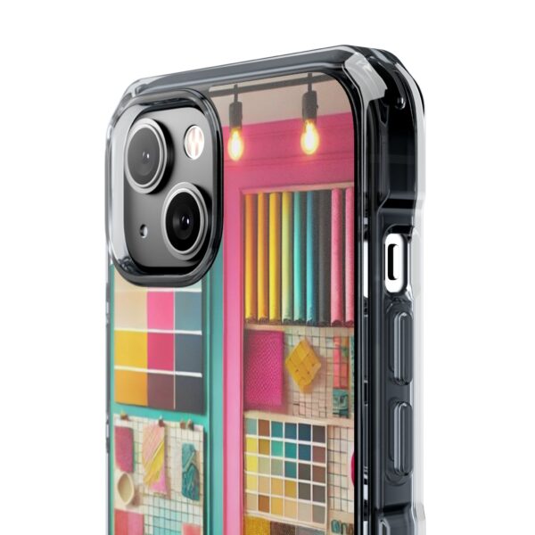 Magnetic Clear Impact iPhone Case - Colour Splash Interior - Image 28