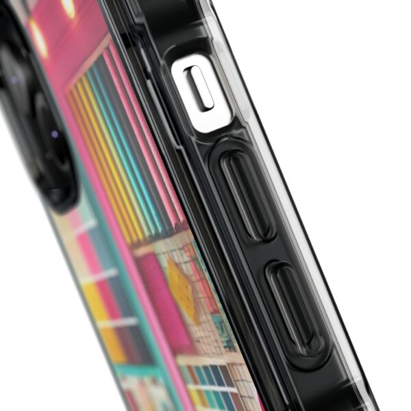 Magnetic Clear Impact iPhone Case - Colour Splash Interior - Image 41