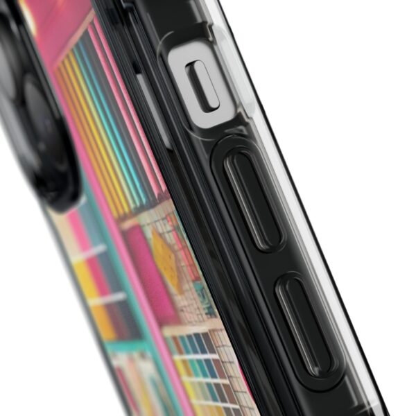 Magnetic Clear Impact iPhone Case - Colour Splash Interior - Image 5